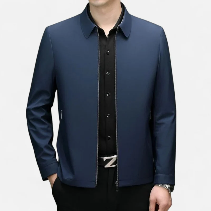 Leichte Businessjacke mit Reißverschluss für Herren