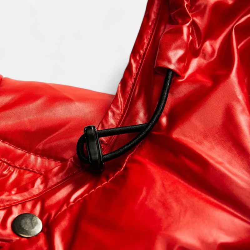 Steppjacke mit Kapuze und Reißverschluss für Herren
