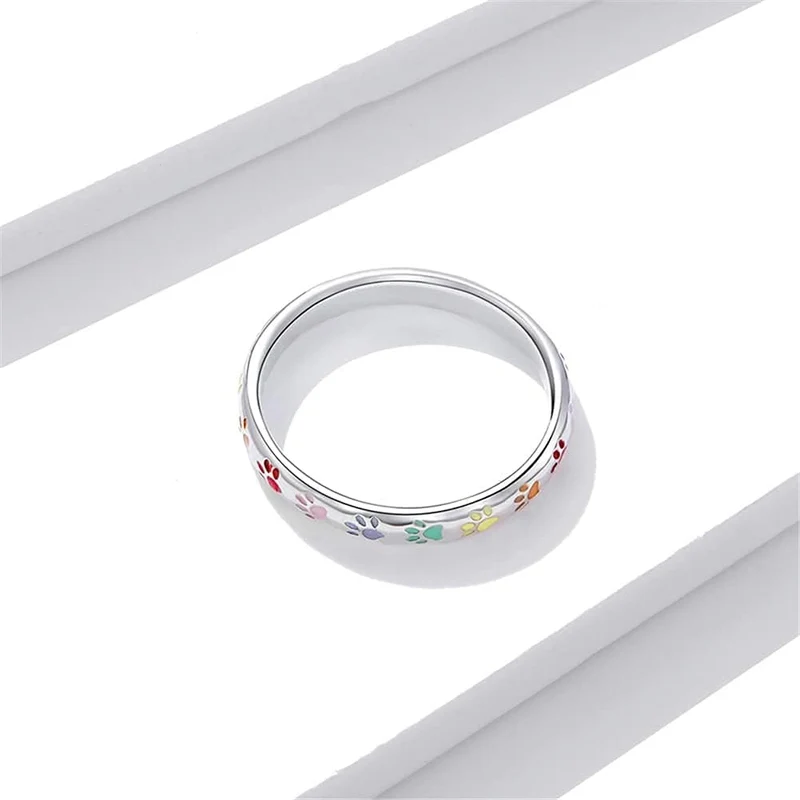 Eleganter Pfoten-Ring aus 925er Sterlingsilber von SENA
