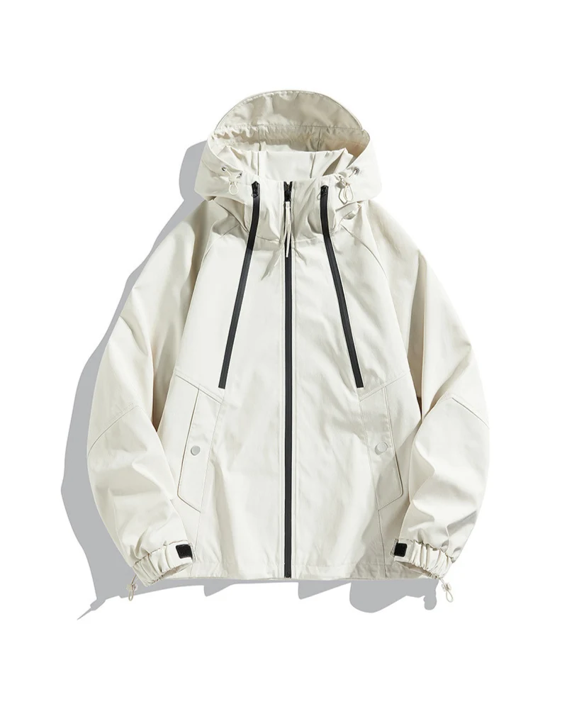 Unisex Jacke | Geschlossene Regenausführung mit Kapuze