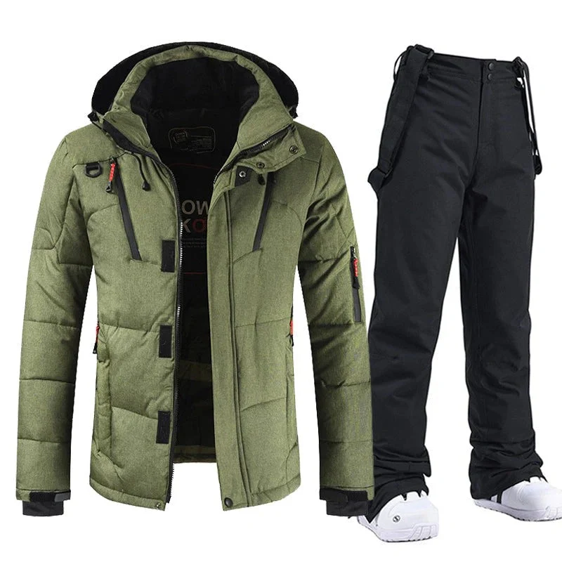 Herren Skianzug | Zweiteilige Ausführung Jacke Latzhose