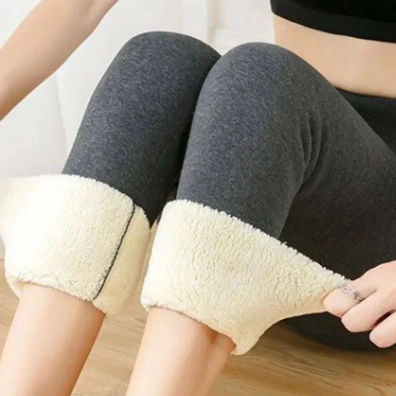 Damen Leggings | Fleece Ausführung blickdicht elastischer Bund