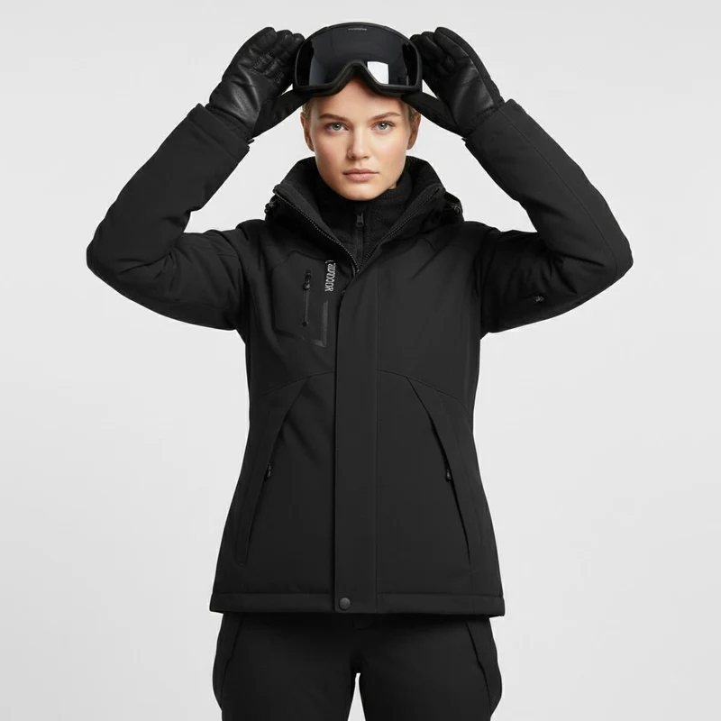 Damen Skiset | Zweiteilige Jacke Hose geschlossene Form