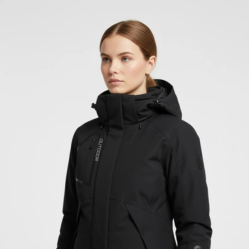 Damen Skiset | Zweiteilige Jacke Hose geschlossene Form
