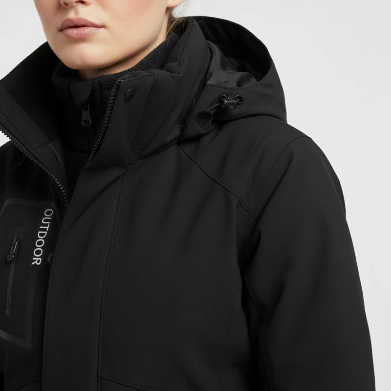 Damen Skiset | Zweiteilige Jacke Hose geschlossene Form
