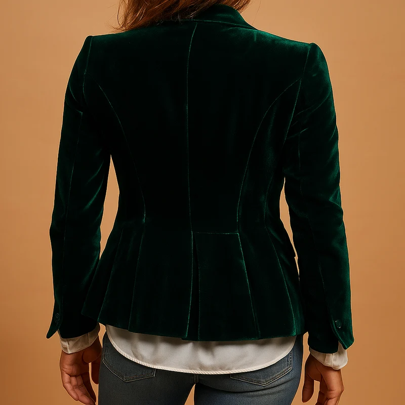 Damen Blazer | Schmale Passform mit Revers und Taschen