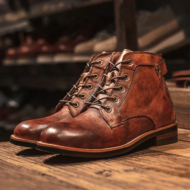 Herrenstiefel | Geschlossener Schaft klassische Form für Alltag