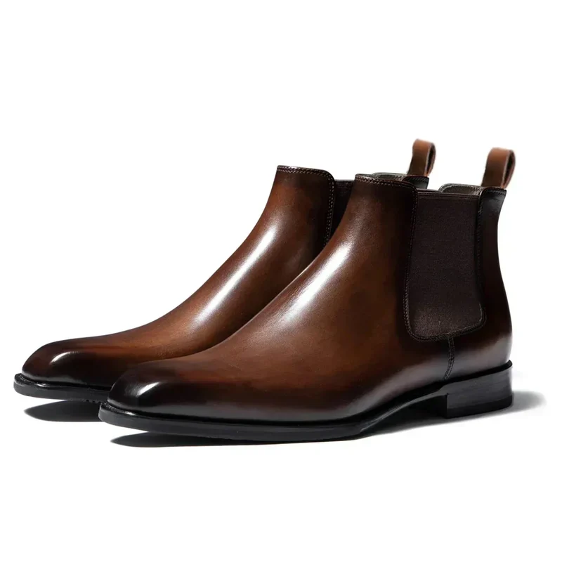 Herren Stiefeletten | Schlichte Form mit geschlossener Kontur