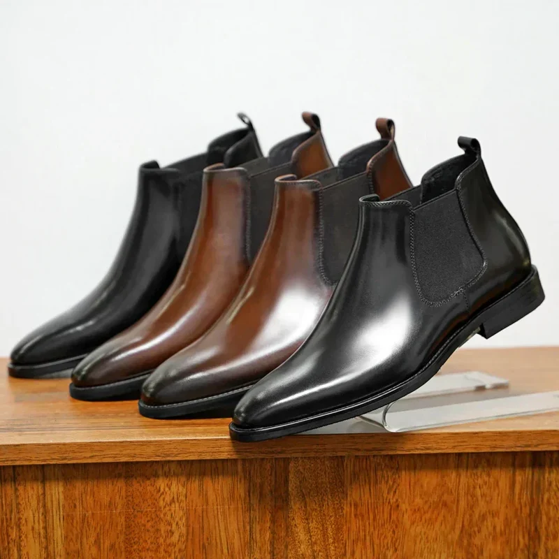 Herren Stiefeletten | Schlichte Form mit geschlossener Kontur
