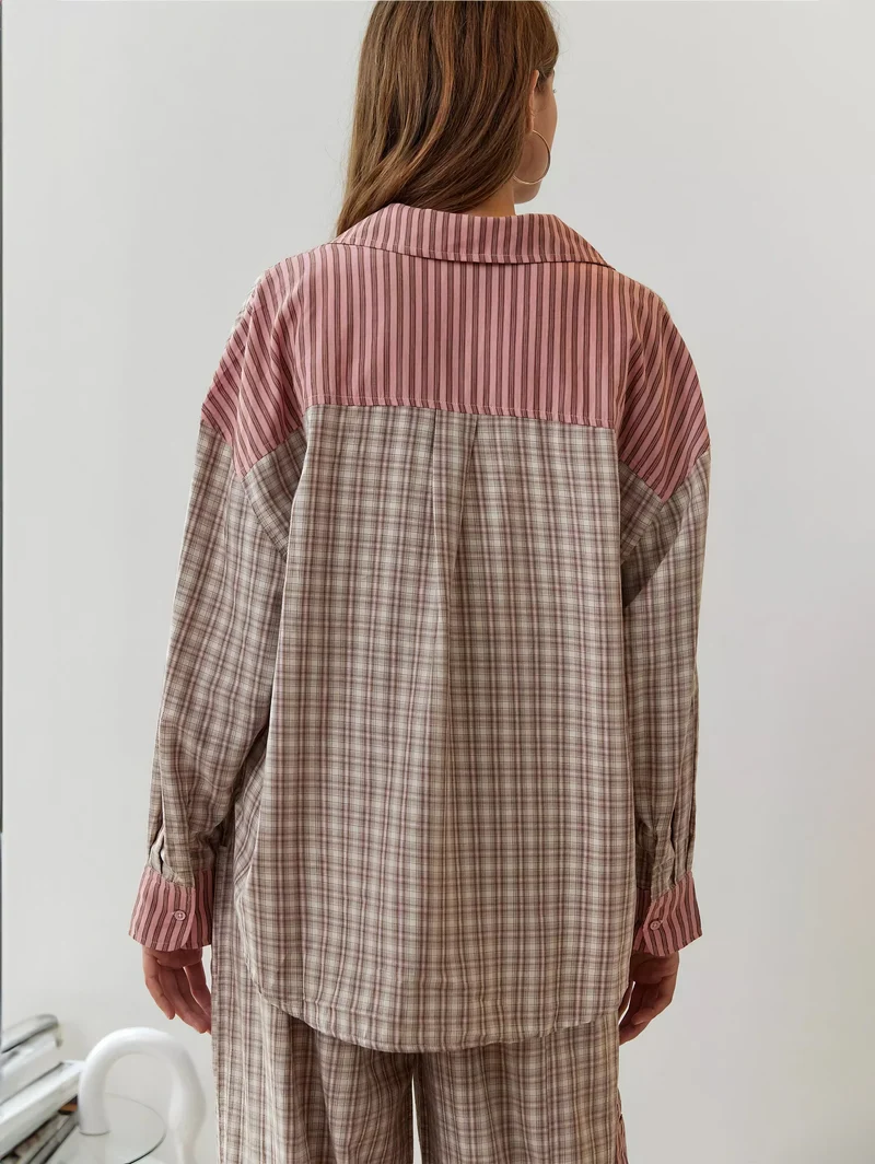 Damen Schlafset | Zweiteilige Ausführung mit ruhiger Schnittform