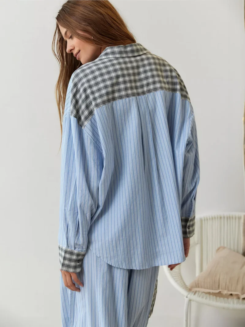 Damen Schlafset | Zweiteilige Ausführung mit ruhiger Schnittform