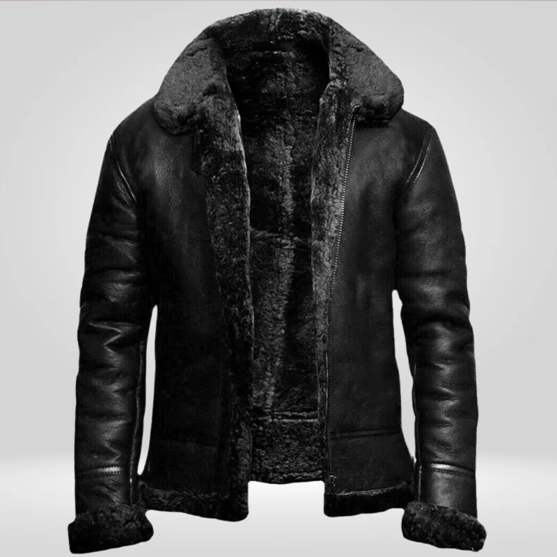 Herren Winterjacke | Langer Schnitt mit klarer Frontstruktur