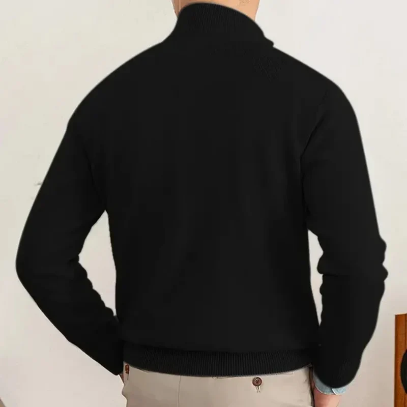 Herren Pullover | Halber Reißverschluss erhöhter Abschluss