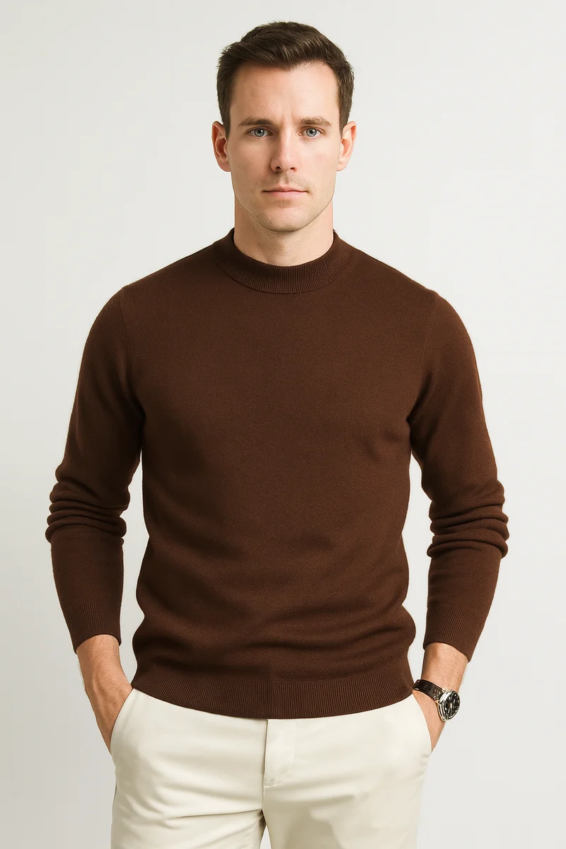 Herren Strickpullover | Legere Form mit ruhiger Linienführung