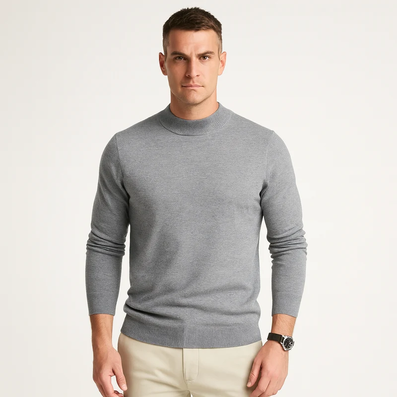 Herren Strickpullover | Legere Form mit ruhiger Linienführung