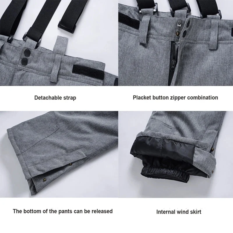 Unisex-Skihose mit Trägersystem | wintertauglich