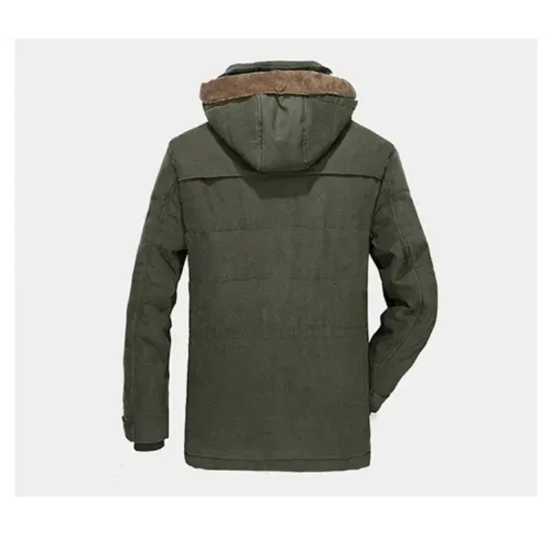 Herren-Winterjacke mit Kapuze und Verstärkung | isolierte Ausführung