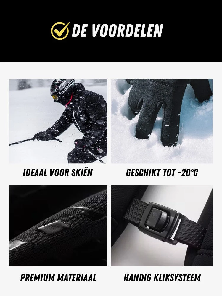 Wasserbeständige Thermo-Handschuhe | unisex grip-ausführung