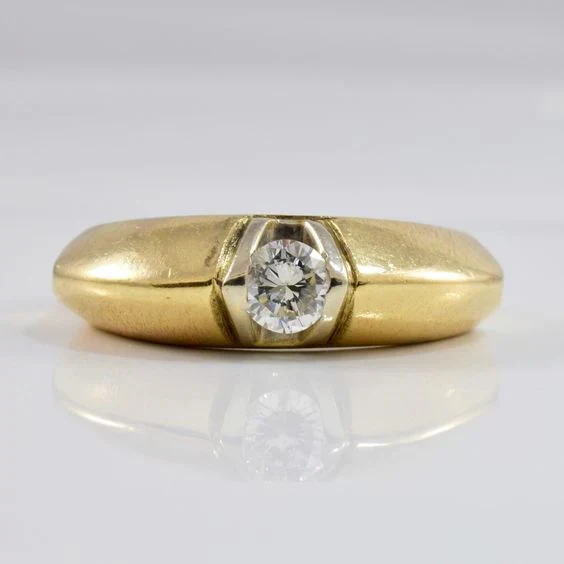 Vintage Zirkonia Gold Ring