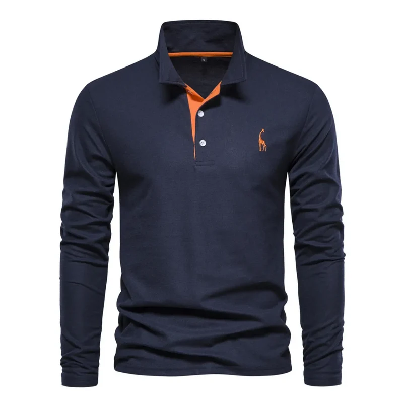 Herren-Poloshirt mit langem ärmelschnitt | Alltagstauglich