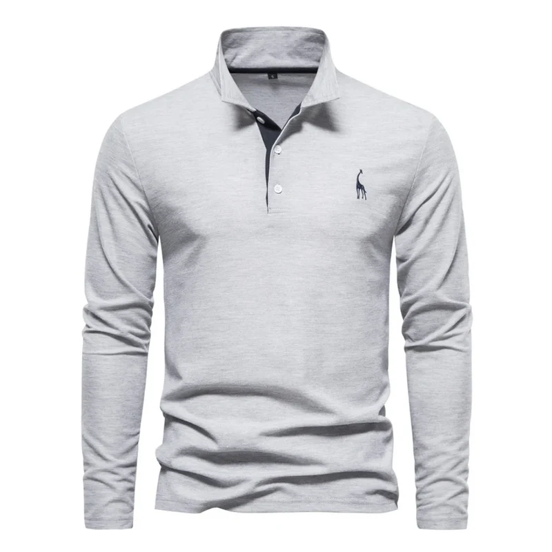 Herren-Poloshirt mit langem ärmelschnitt | Alltagstauglich