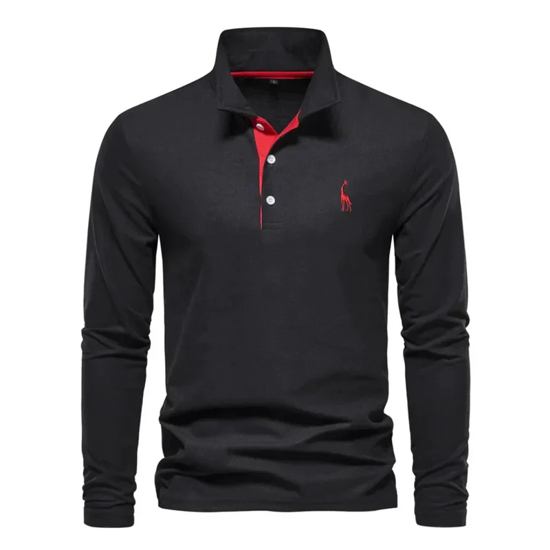 Herren-Poloshirt mit langem ärmelschnitt | Alltagstauglich