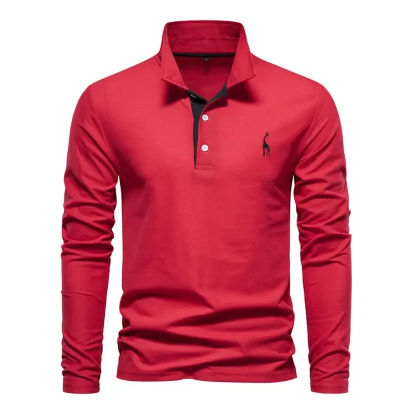 Herren-Poloshirt mit langem ärmelschnitt | Alltagstauglich