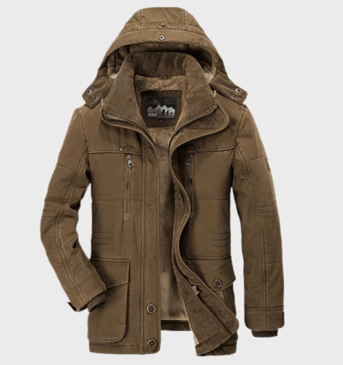 Herren Winterjacke | Kapuzendesign für kalte Bedingungen