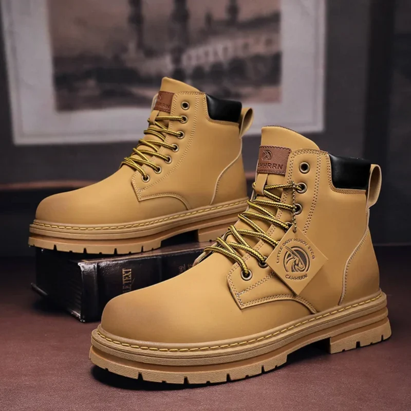 Herren-Boots mit hoher schafthöhe | Alltagstauglich