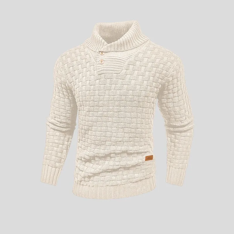 Herren-Pullover mit strukturdesign | Wintertauglich