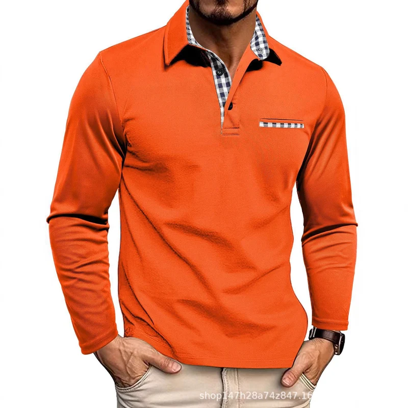 Herren-Poloshirt mit langarmdesign | Alltagstauglich