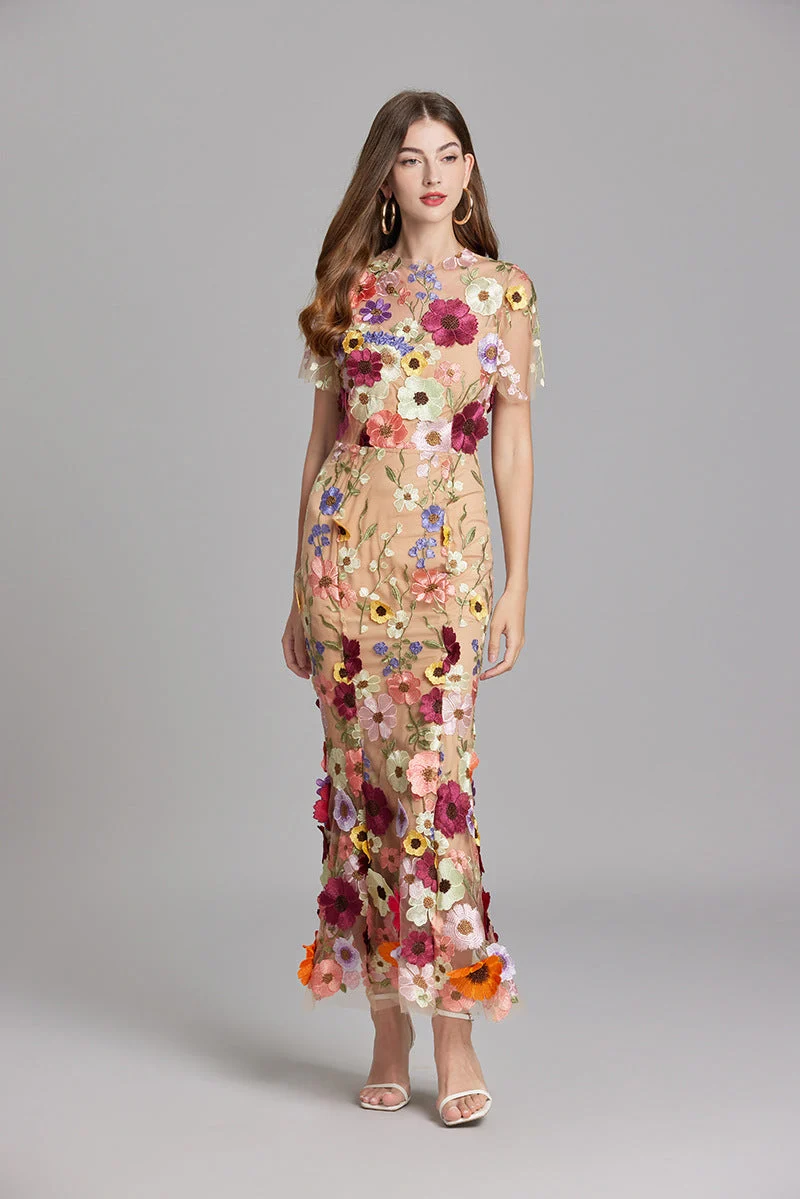 Ärmelloses Damenkleid | Maxilänge