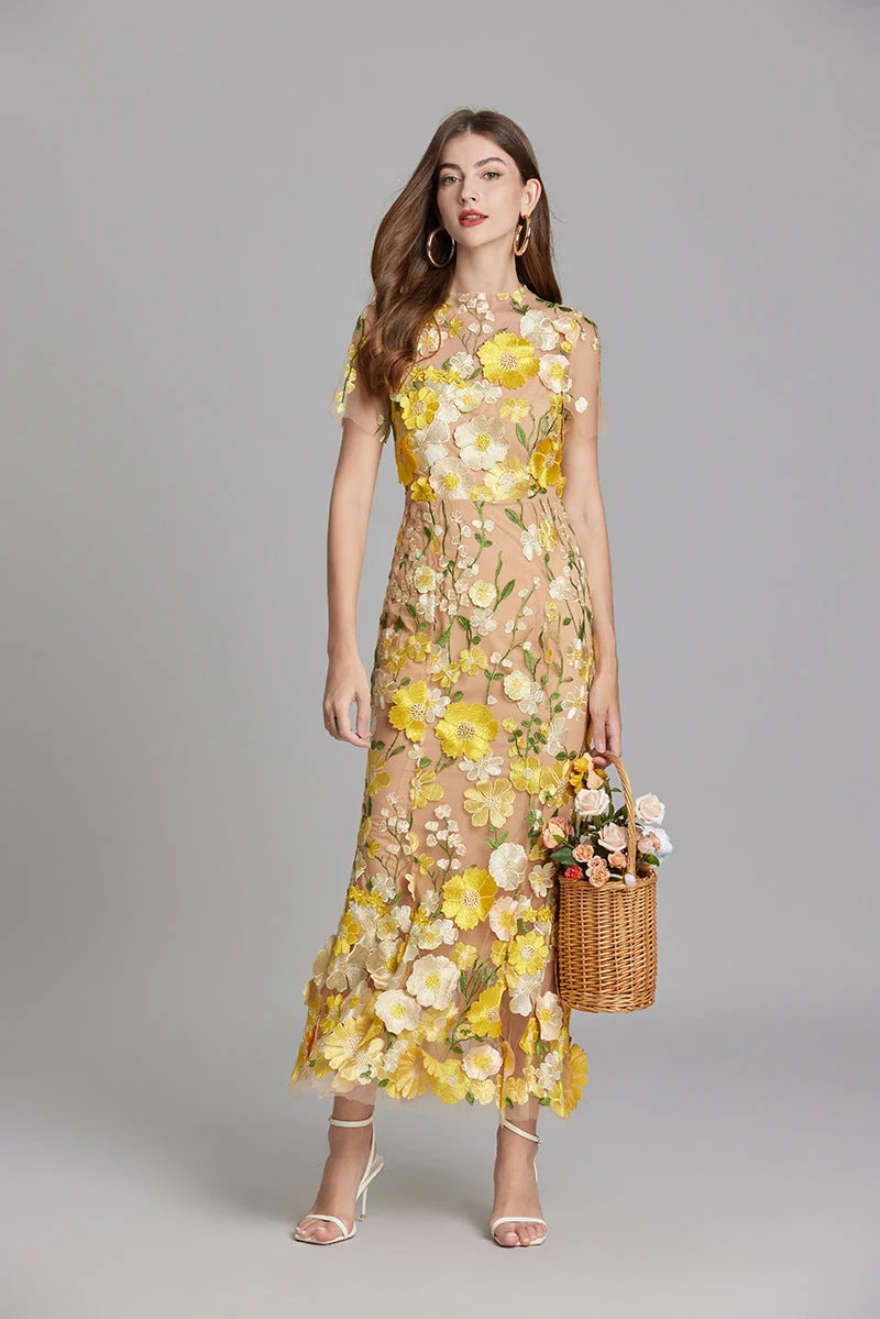 Ärmelloses Damenkleid | Maxilänge