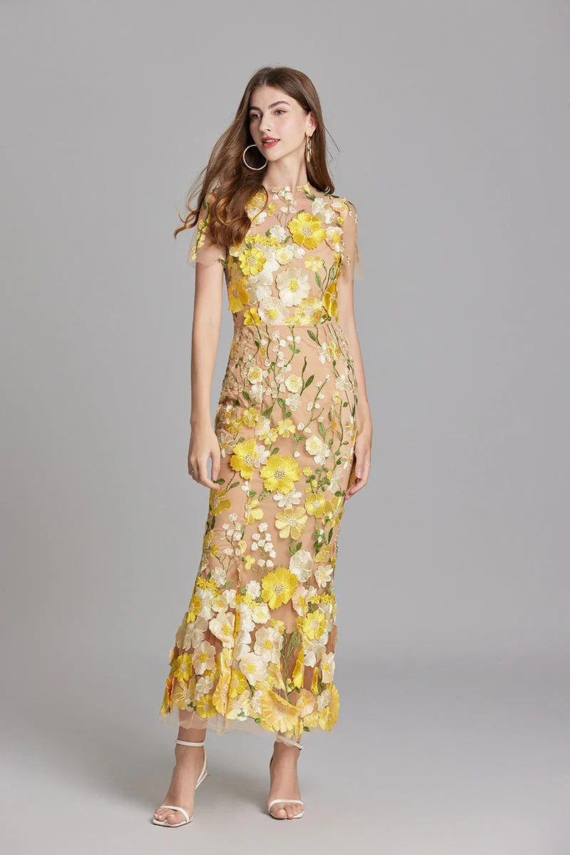 Ärmelloses Damenkleid | Maxilänge