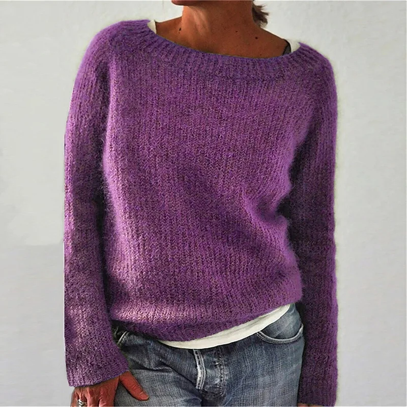Norweger Winterpullover für Damen | Rundhals