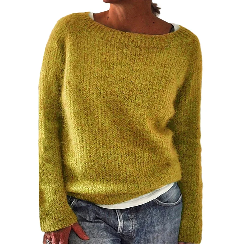 Norweger Winterpullover für Damen | Rundhals