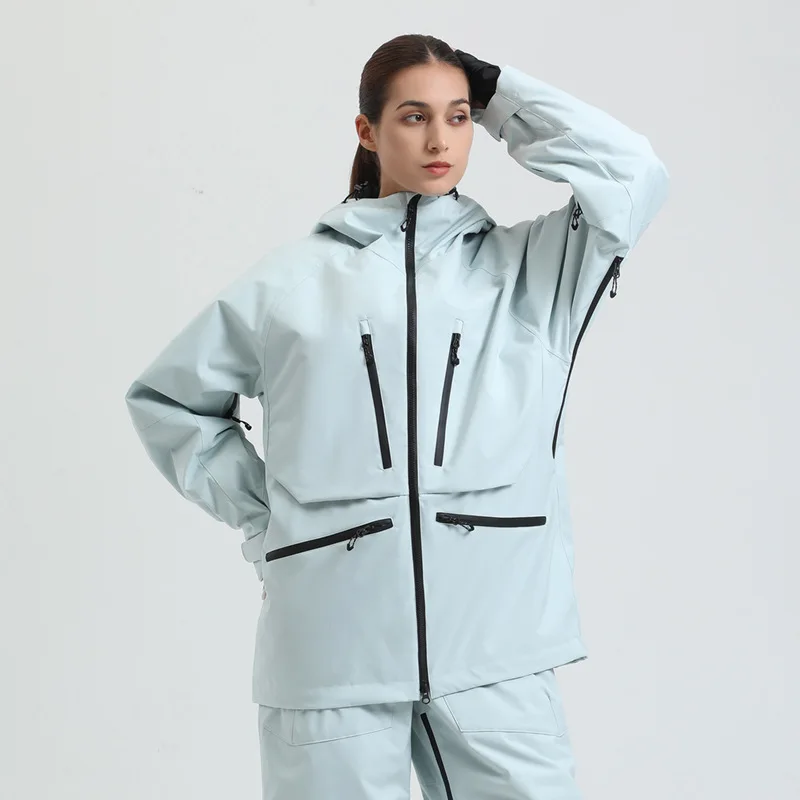 Unisex-Skijacke für Wintersport | funktionale Ausführung