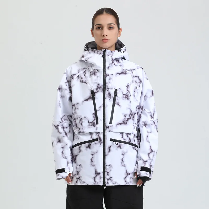 Unisex-Skijacke für Wintersport | funktionale Ausführung