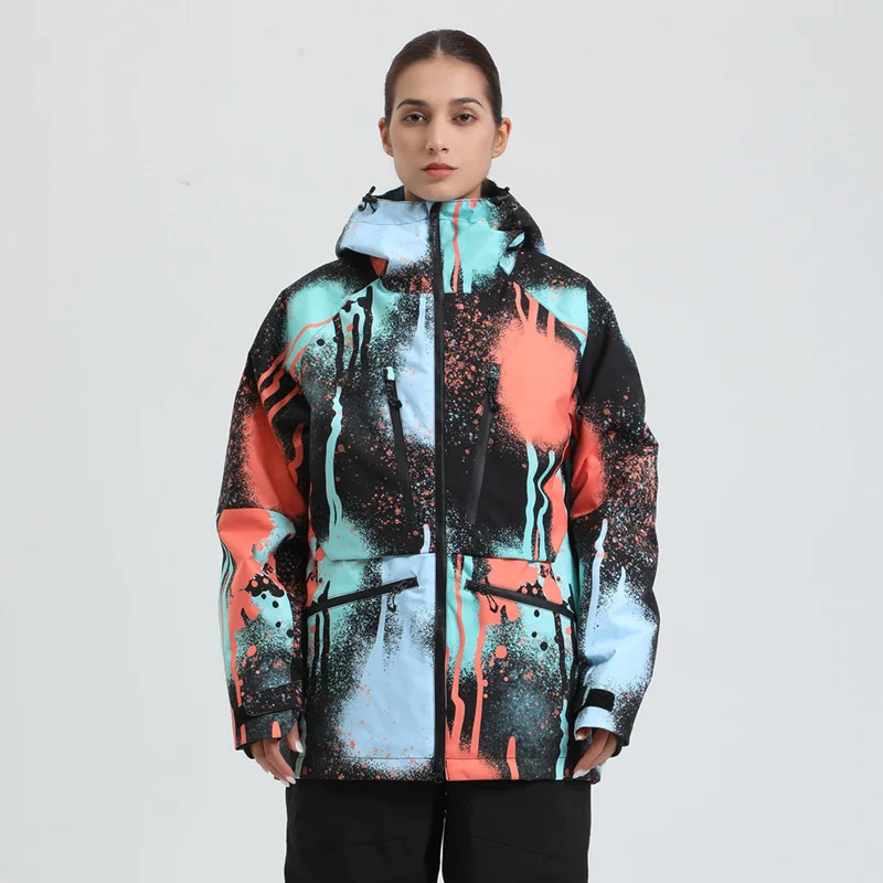 Unisex-Skijacke für Wintersport | funktionale Ausführung