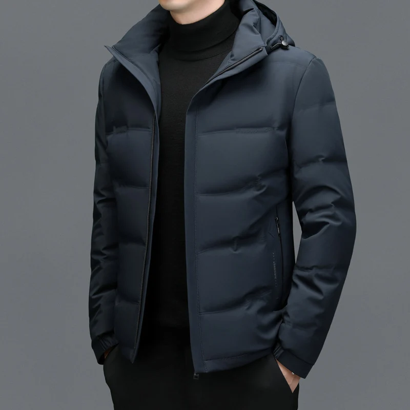 Herren-Winterjacke mit gepolsterter Ausführung | gleichmäßiger Aufbau