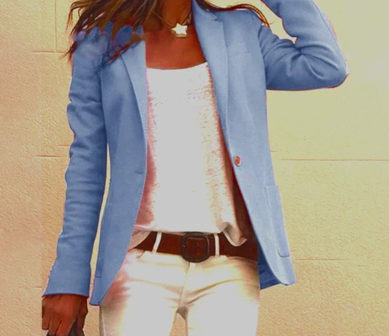 Damen-Blazer mit schmaler Passausrichtung | langarm