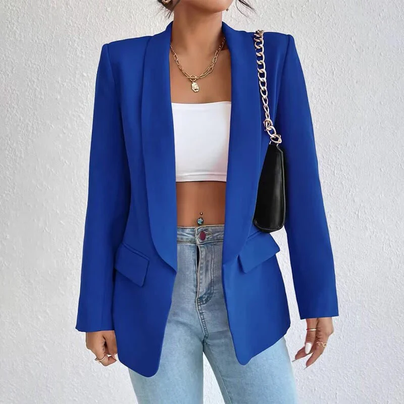 Damen-Blazer mit Langarmkonstruktion | sachliche Linienstruktur
