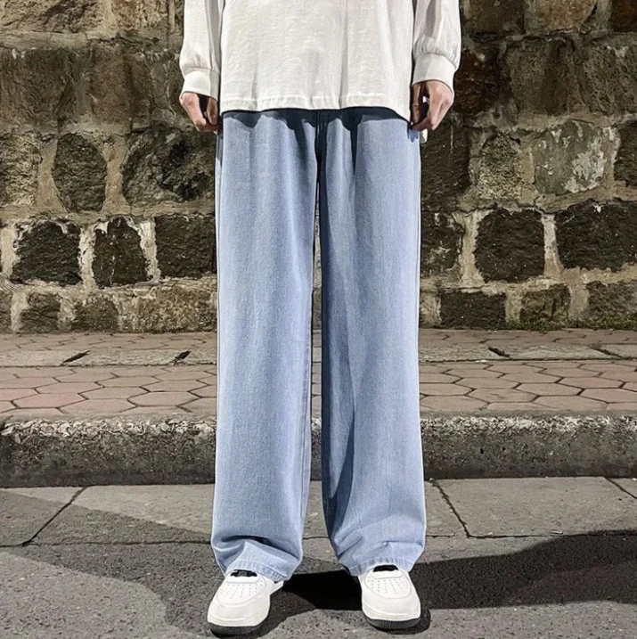 Herren-Jeans mit weiter silhouette | urbaner freizeitstil