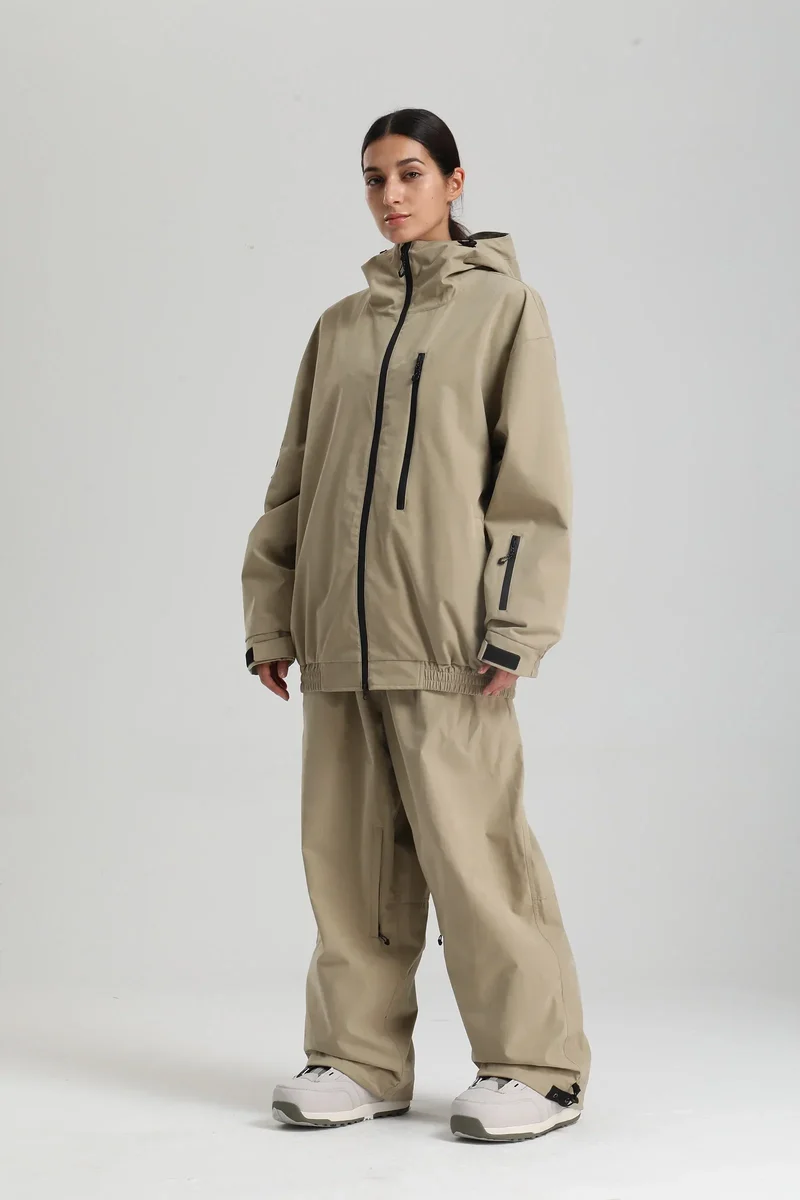 Unisex-Winterjacke für skiaktivitäten | funktionale ausrichtung