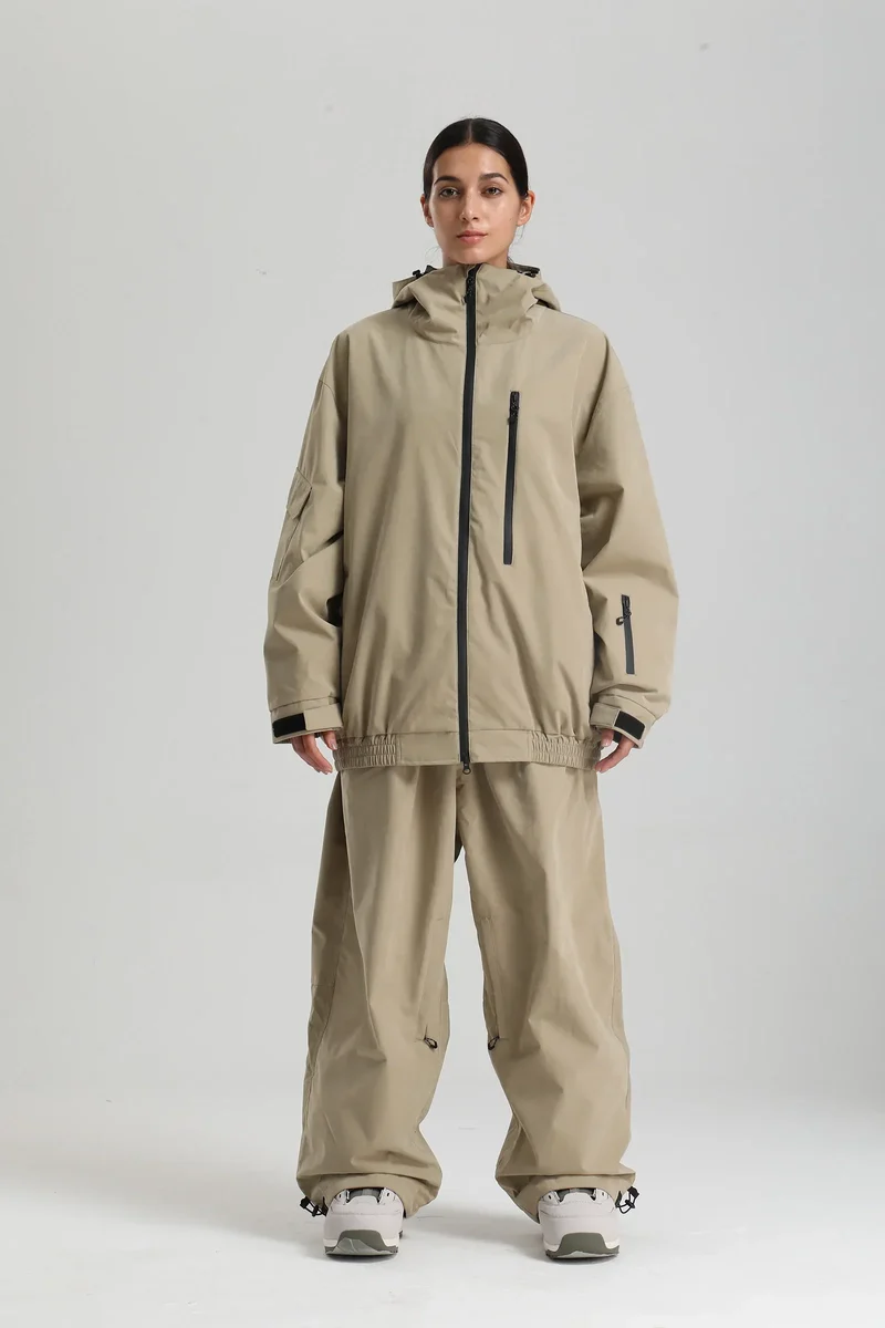 Unisex-Winterjacke für skiaktivitäten | funktionale ausrichtung
