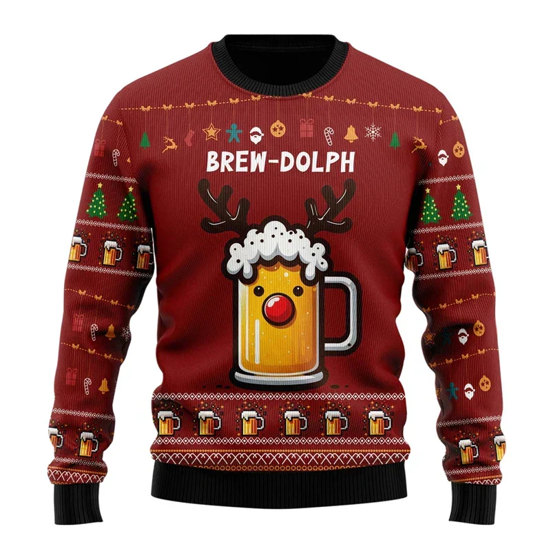 Herren-Pullover mit musterdesign | moderner schnitt