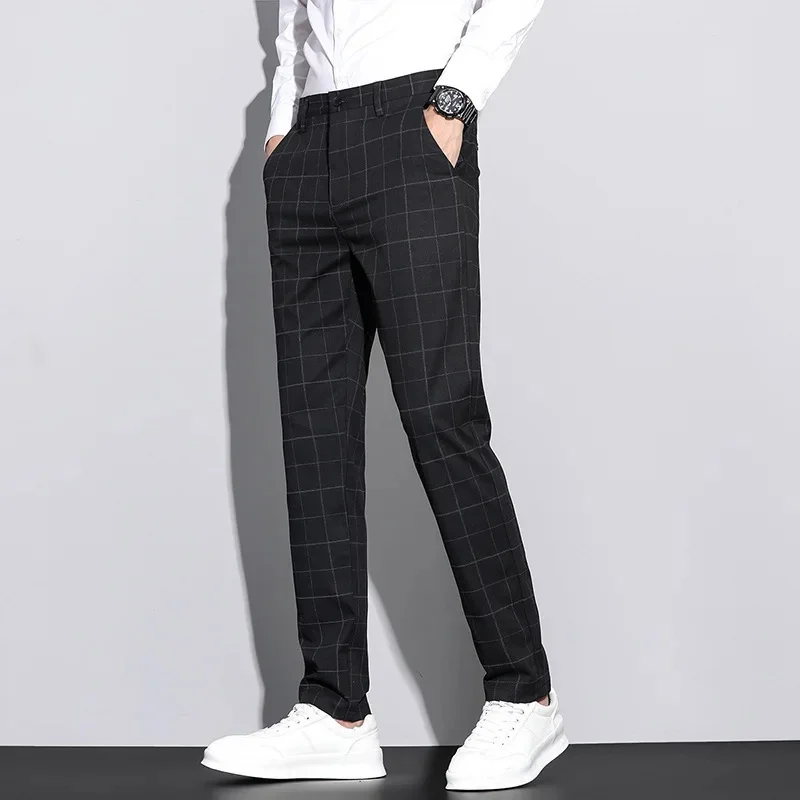 Herren-Hose mit linienmuster | strukturierter stil