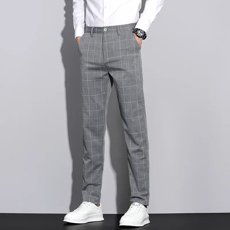 Herren-Hose mit linienmuster | strukturierter stil