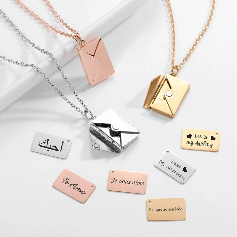 Medaillon mit Liebesbrief - Personalisiert