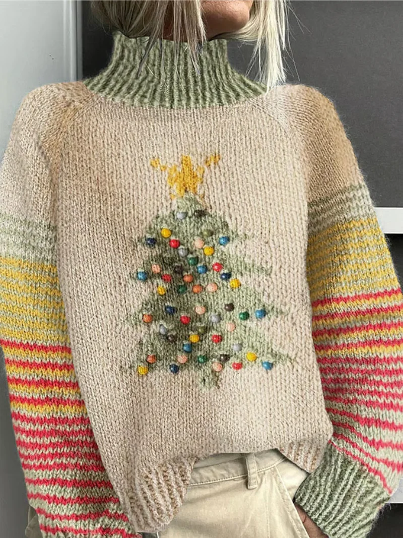 Lotte - Weihnachts-Pullover mit Weihnachtsbaum